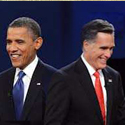 Sondeos dan como ganador a Obama del último debate con Romney 