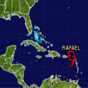Tormenta tropical Rafael podría convertirse en huracán