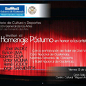 Homenaje póstumo a artistas guatemaltecos por parte del  Ministerio de Cultura 